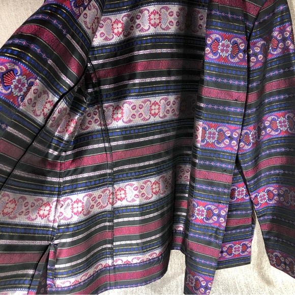 Talbots Silk Blend Jacket Sz 8 Petite - Picture 5 of 15